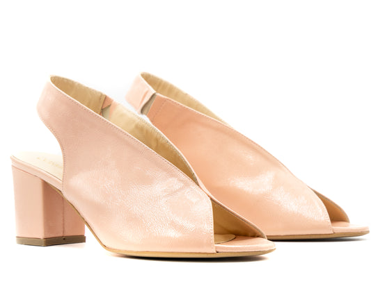 Sandalo Peep-Toe : Nude Eleganza