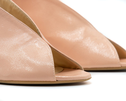 Sandalo Peep-Toe : Nude Eleganza