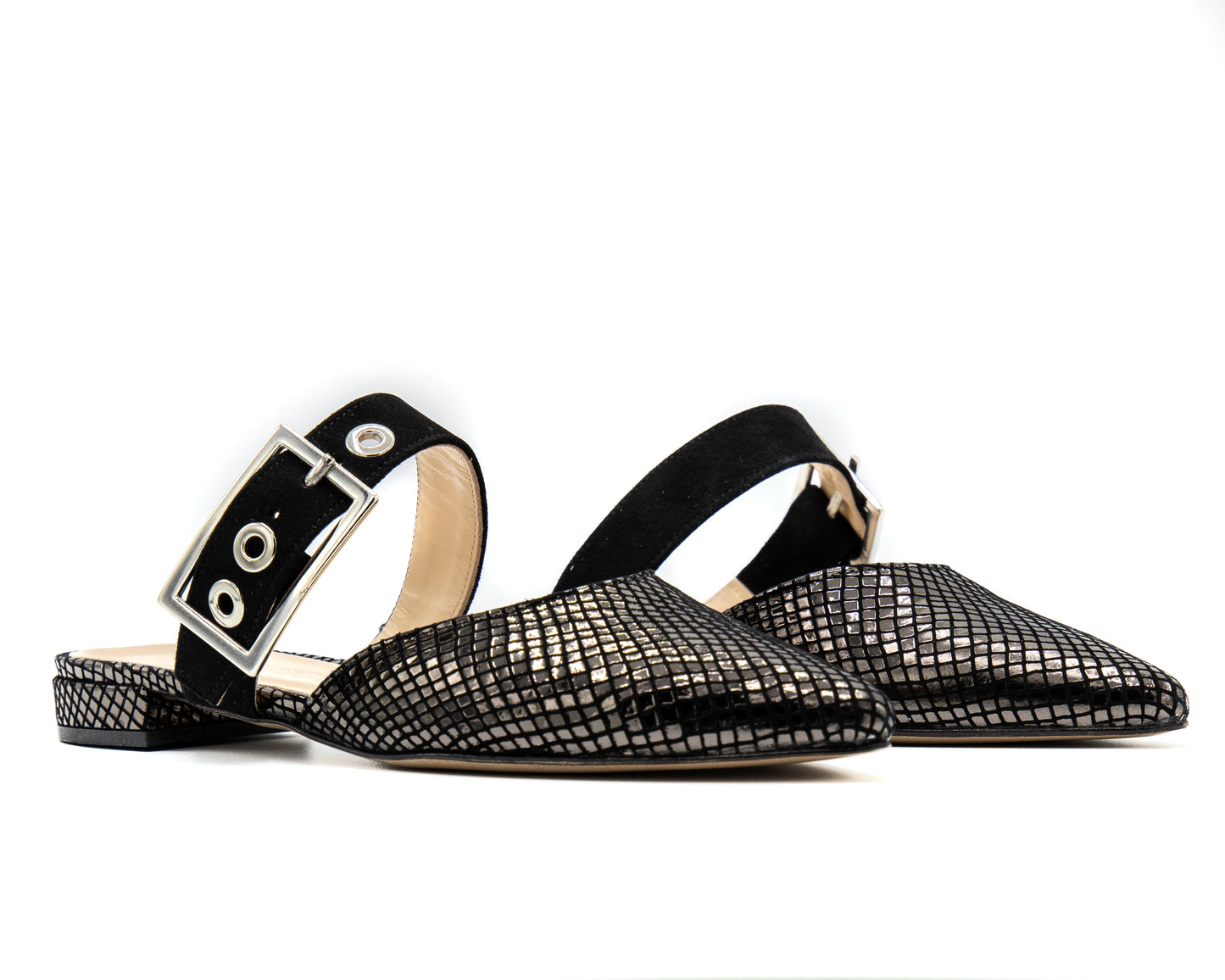 Slingback Flat: Rock Glam